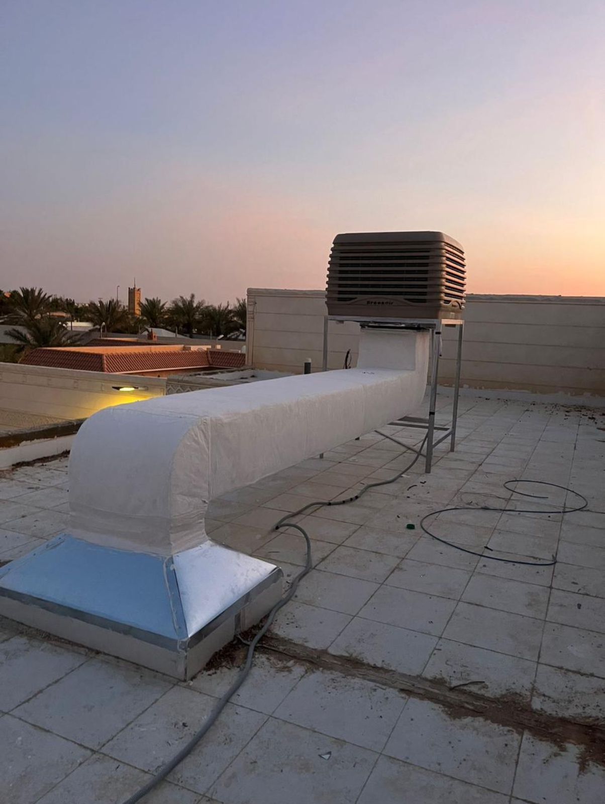 احترافية لتركيب دكت المكيف الصحراوي بالرياض