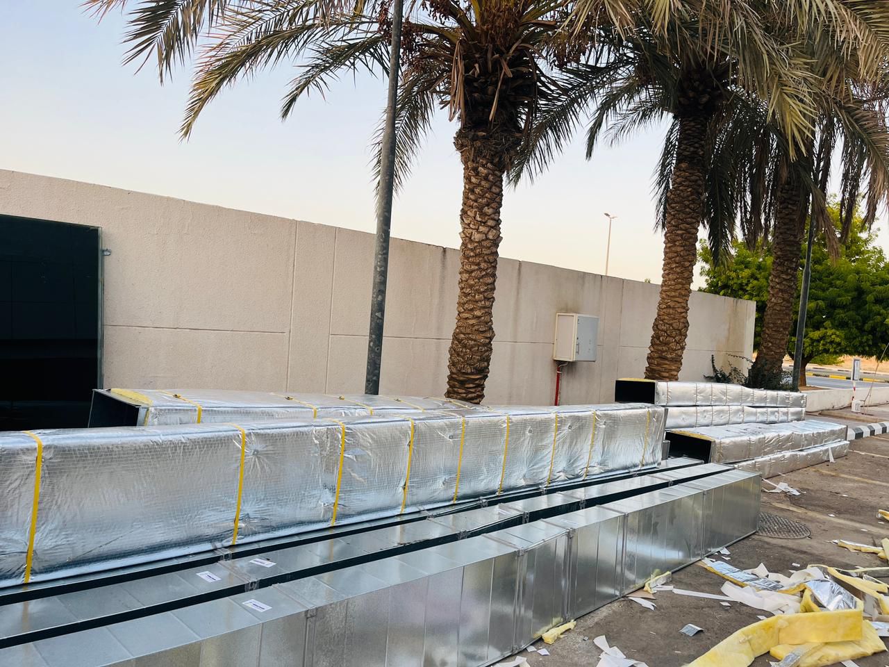 شركة تركيب تكييف مركزي بالرياض باختبار ضغط وتدفق هواء قبل التسليم -  0509274867